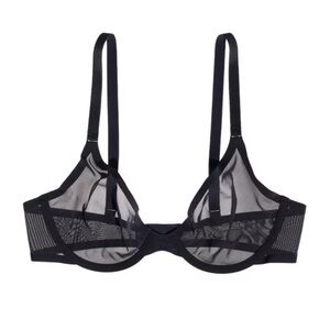 CUUP The Plunge Mesh Black 32B